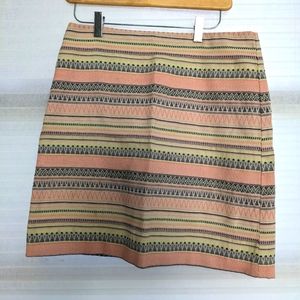 Ann Taylor Loft Aztec Print Skirt Size 6